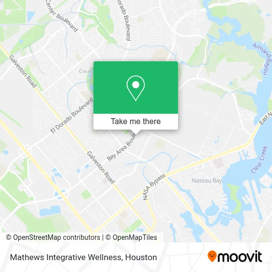 Mathews Integrative Wellness map