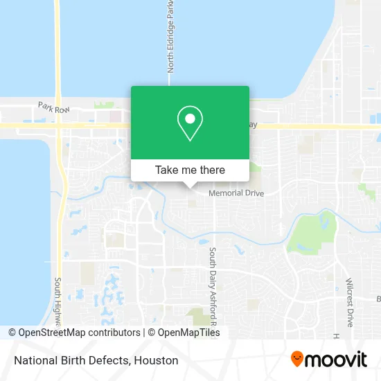 National Birth Defects map