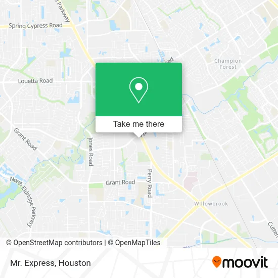 Mr. Express map