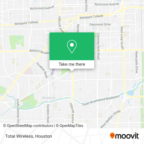 Total Wireless map