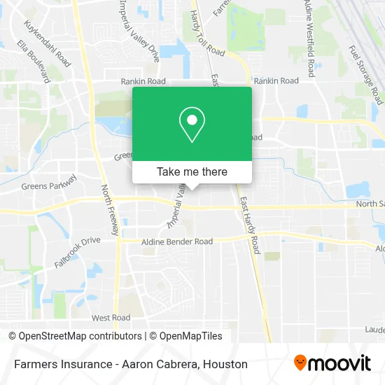 Farmers Insurance - Aaron Cabrera map