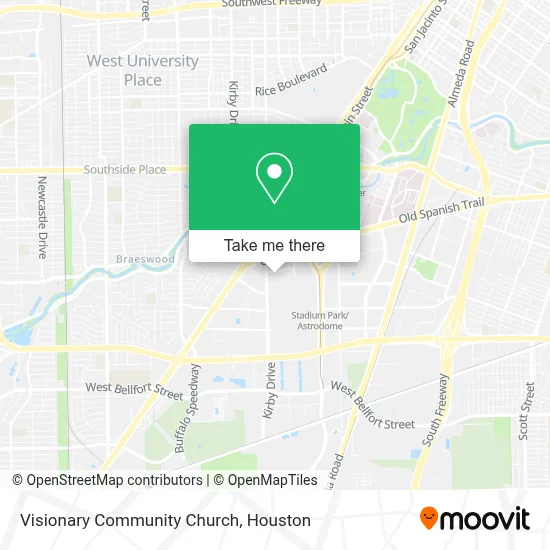 Visionary Community Church map