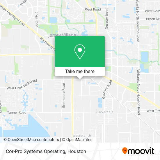 Mapa de Cor-Pro Systems Operating