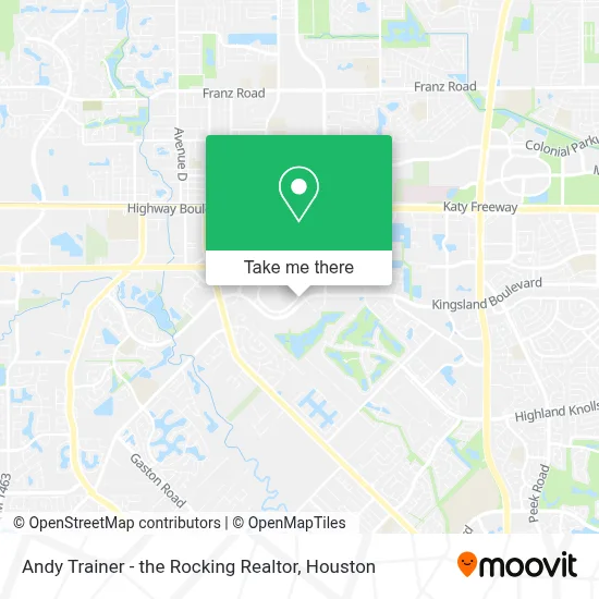 Andy Trainer - the Rocking Realtor map