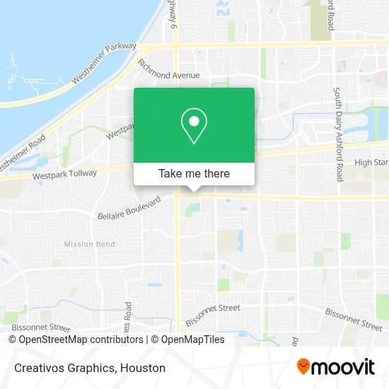 Creativos Graphics map