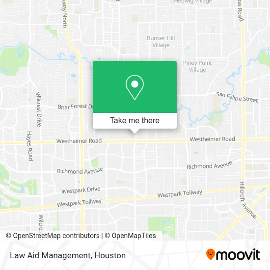 Law Aid Management map
