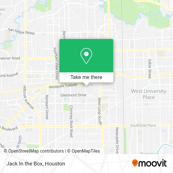Jack In the Box map