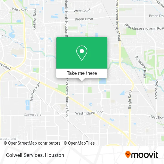 Colwell Services map