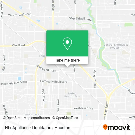 Htx Appliance Liquidators map