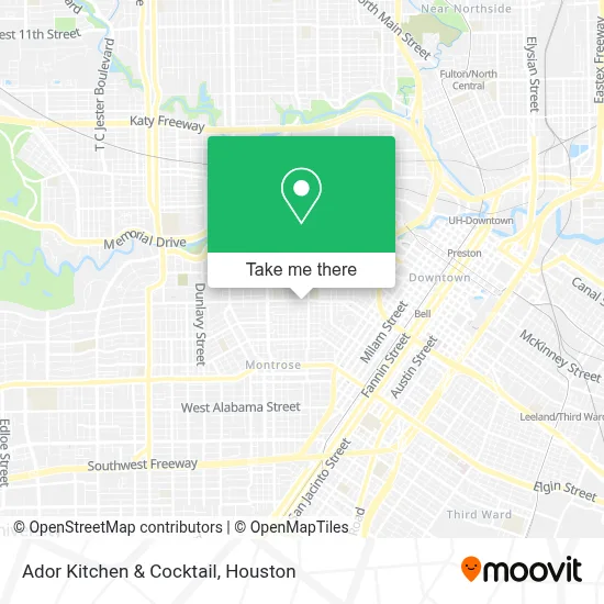 Ador Kitchen & Cocktail map