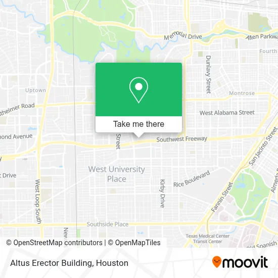 Altus Erector Building map