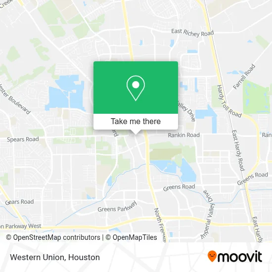 Western Union map