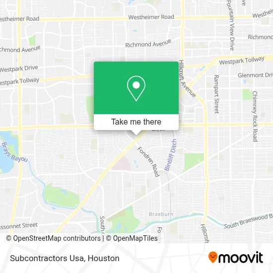 Subcontractors Usa map