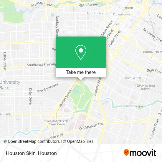 Houston Skin map