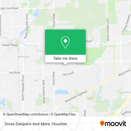 Divas Daiquiris And More map
