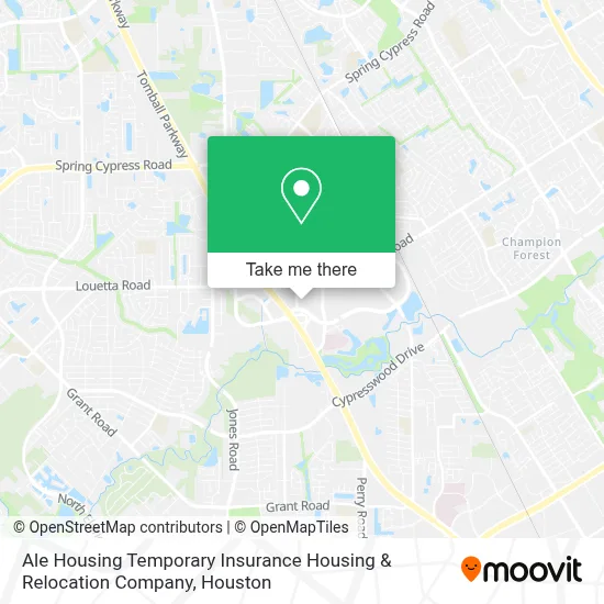Ale Housing Temporary Insurance Housing & Relocation Company map