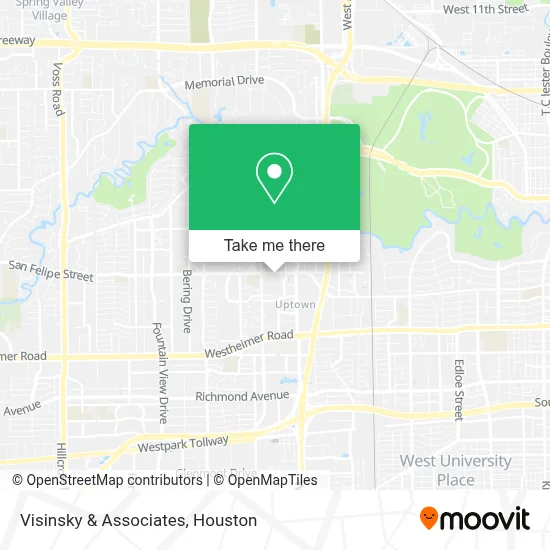 Visinsky & Associates map