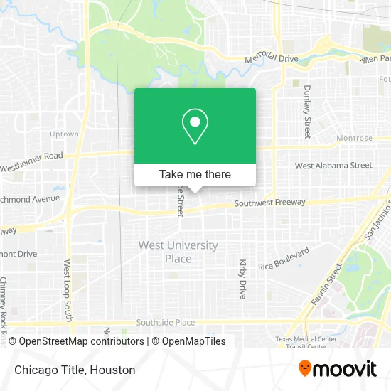 Chicago Title map