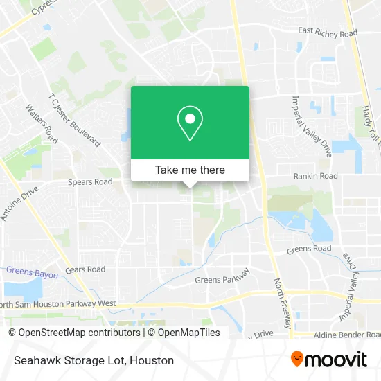 Seahawk Storage Lot map
