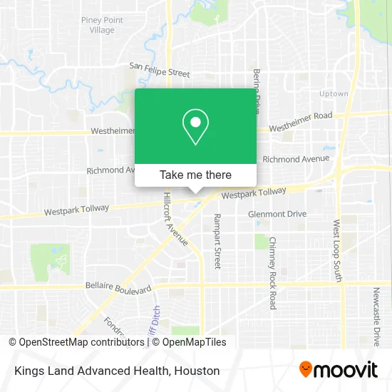 Kings Land Advanced Health map