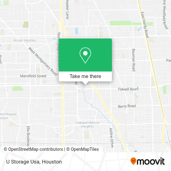 U Storage Usa map