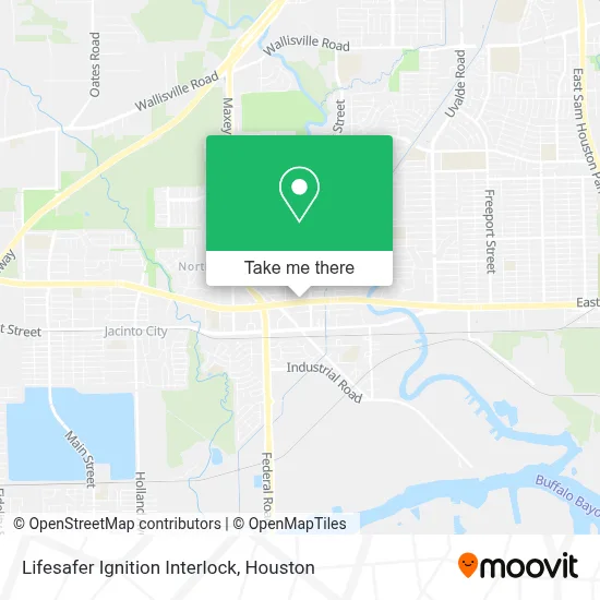 Lifesafer Ignition Interlock map