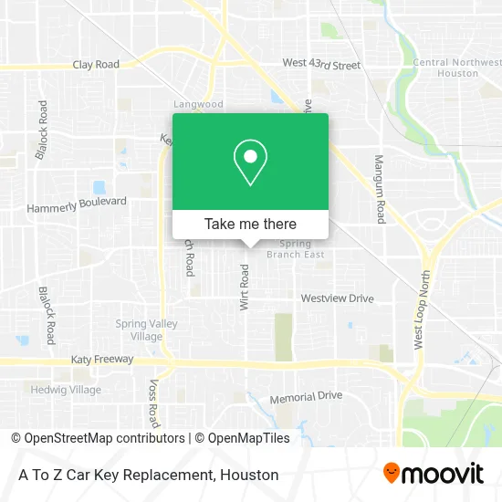 A To Z Car Key Replacement map