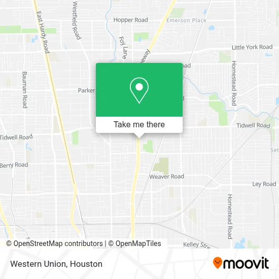 Western Union map
