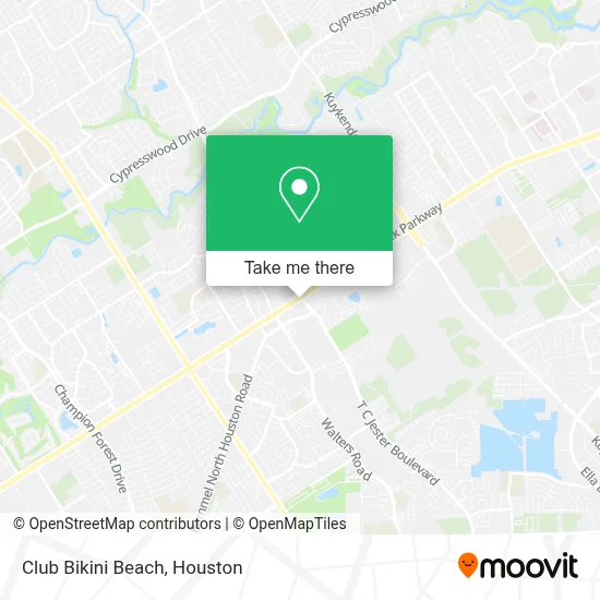 Club Bikini Beach map