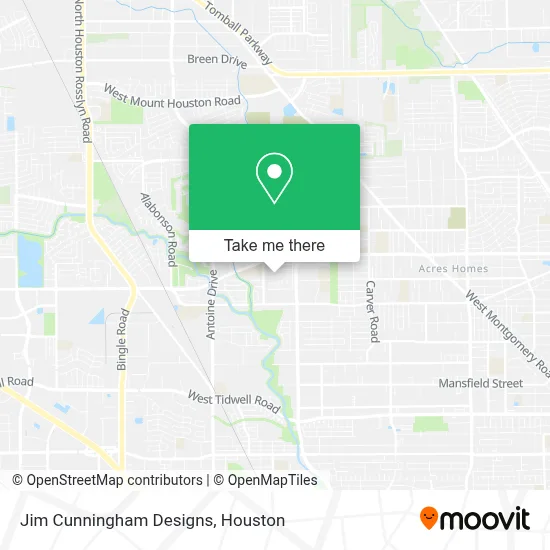 Jim Cunningham Designs map