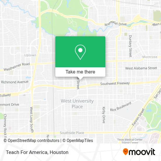 Teach For America map