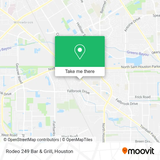 Mapa de Rodeo 249 Bar & Grill