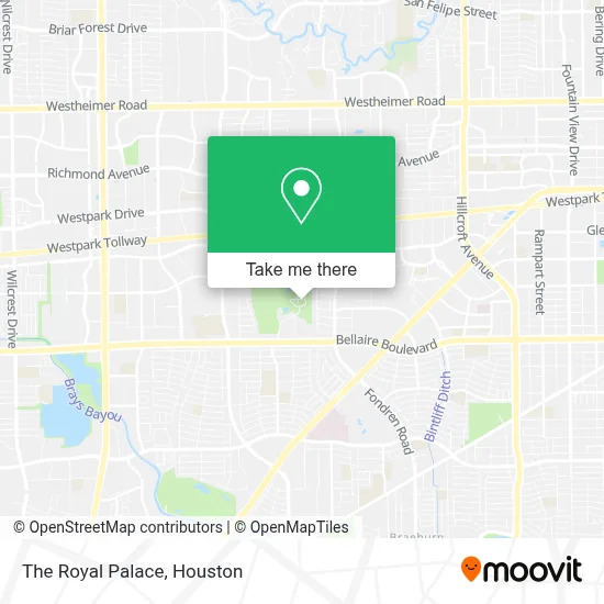 The Royal Palace map