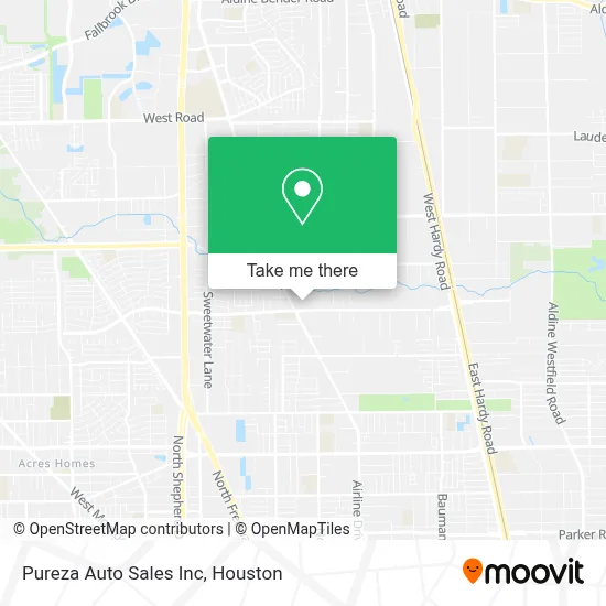 Pureza Auto Sales Inc map