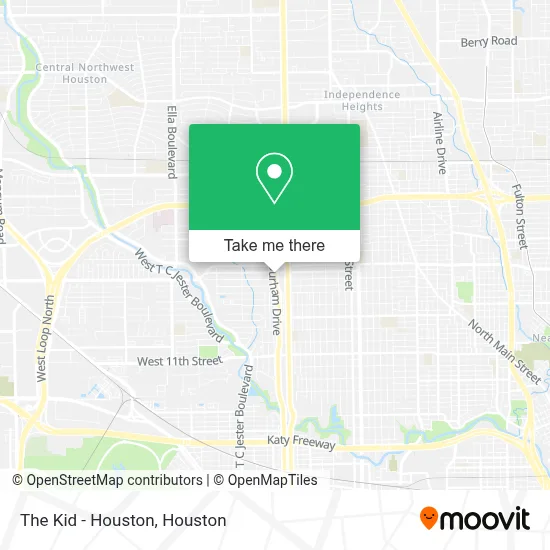 The Kid - Houston map