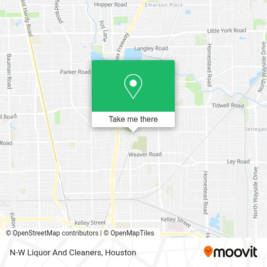 N-W Liquor And Cleaners map