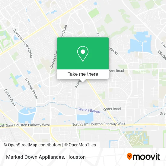 Marked Down Appliances map
