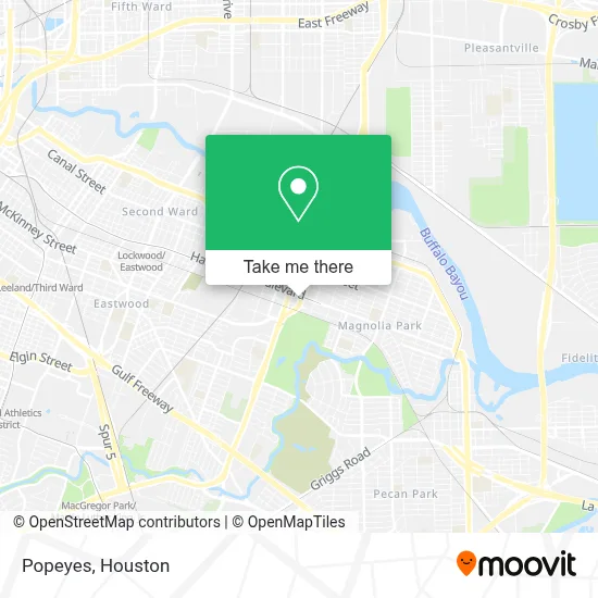 Popeyes map