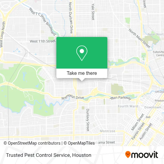 Trusted Pest Control Service map