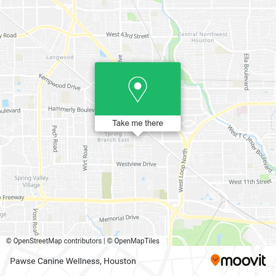 Pawse Canine Wellness map