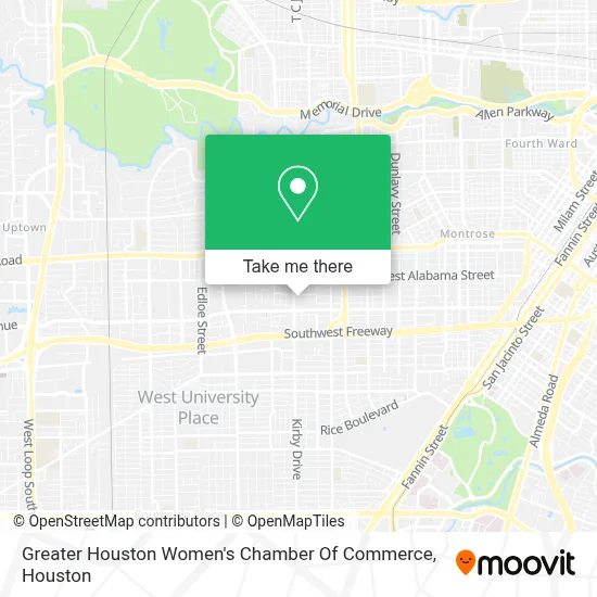 Greater Houston Women's Chamber Of Commerce map