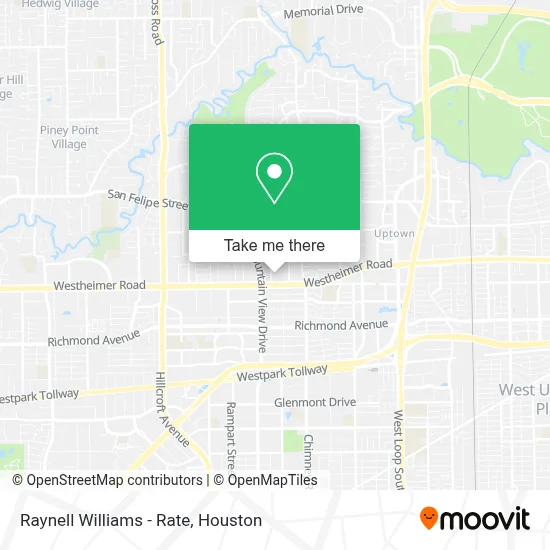 Raynell Williams - Rate map