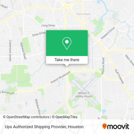 Ups Authorized Shipping Provider map
