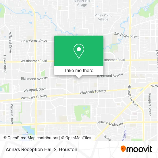 Anna's Reception Hall 2 map