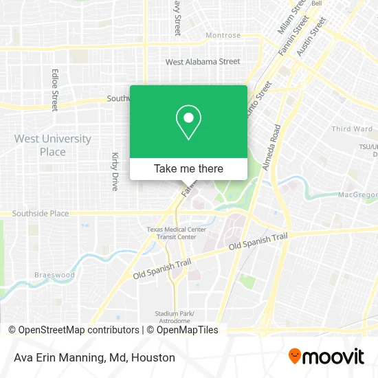 Ava Erin Manning, Md map