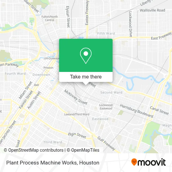 Plant Process Machine Works map