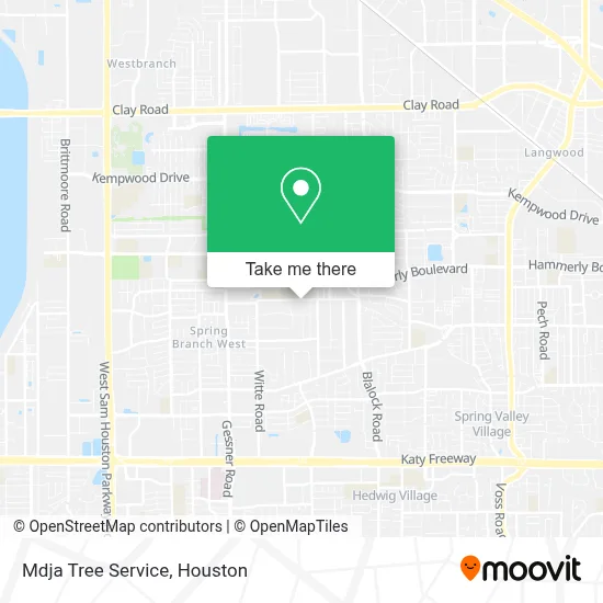 Mdja Tree Service map