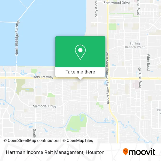 Hartman Income Reit Management map
