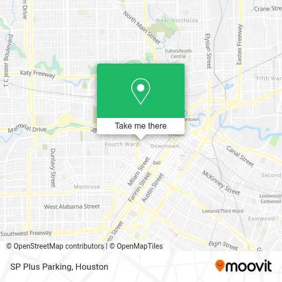 SP Plus Parking map