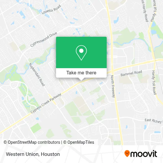 Western Union map